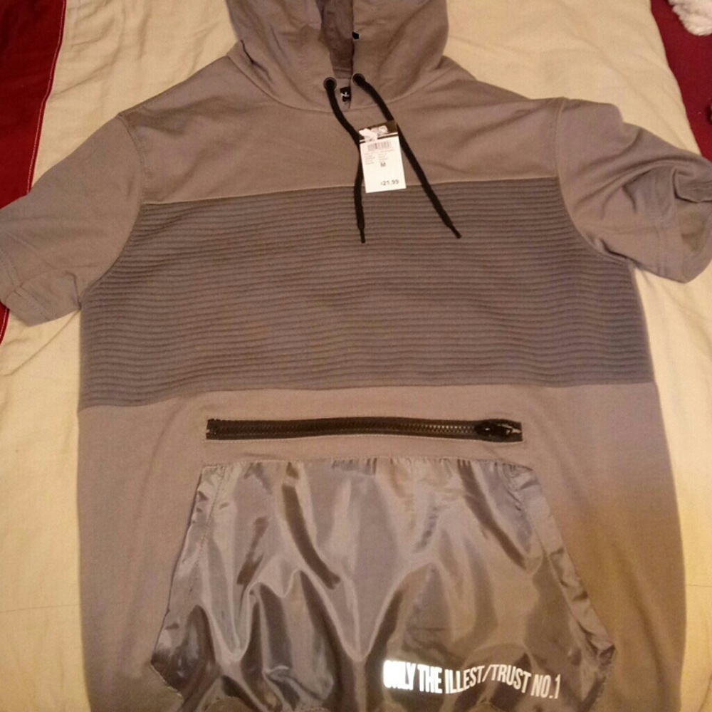 T-shirt with hood